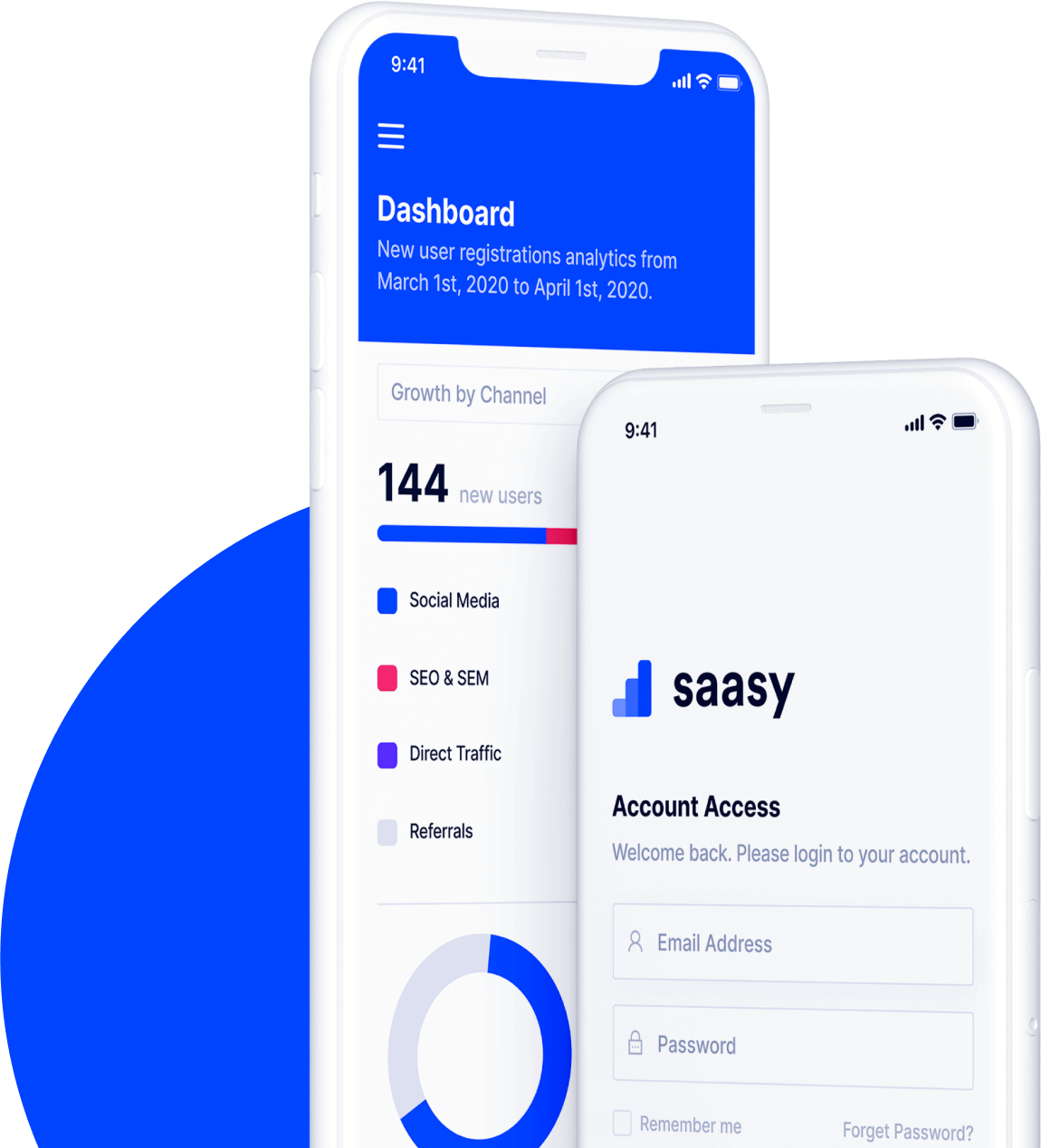 Saas Mobile App - Saasy Webflow Template